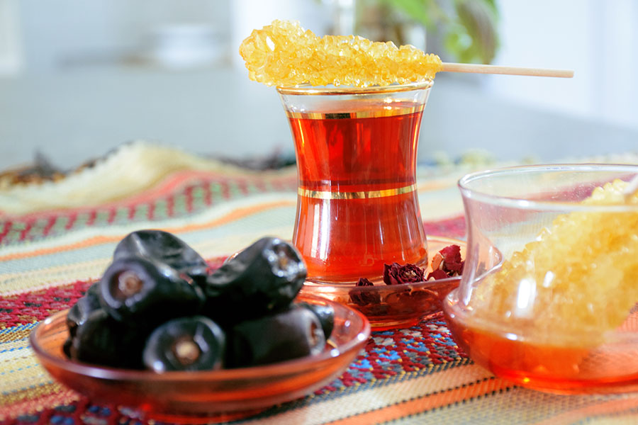 Persian tea and dates-Persian souvenir